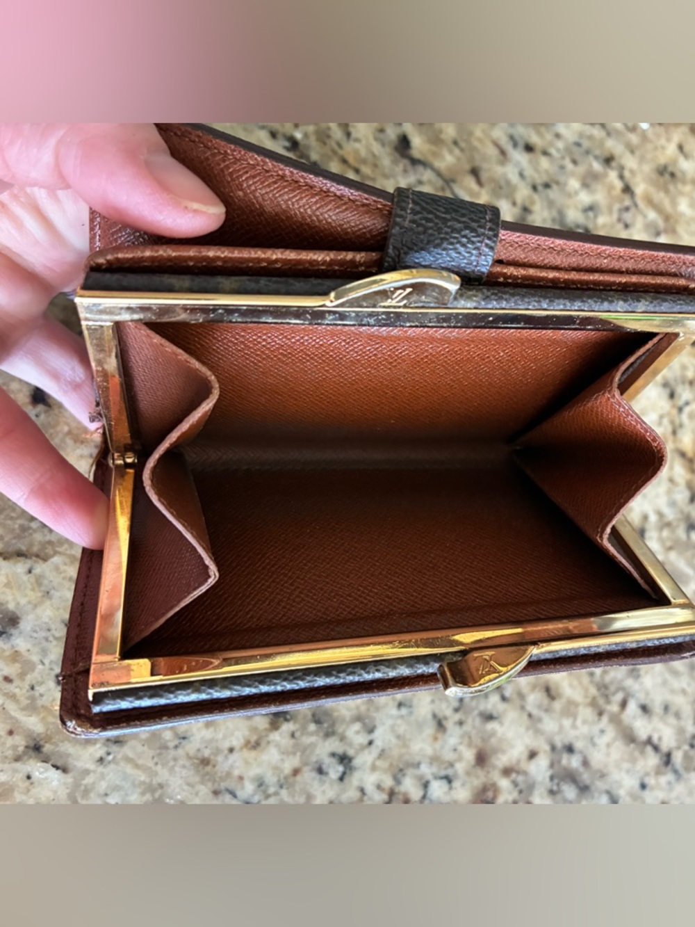 Louis Vuitton monogram kisslock wallet vintage - Picture 10 of 10